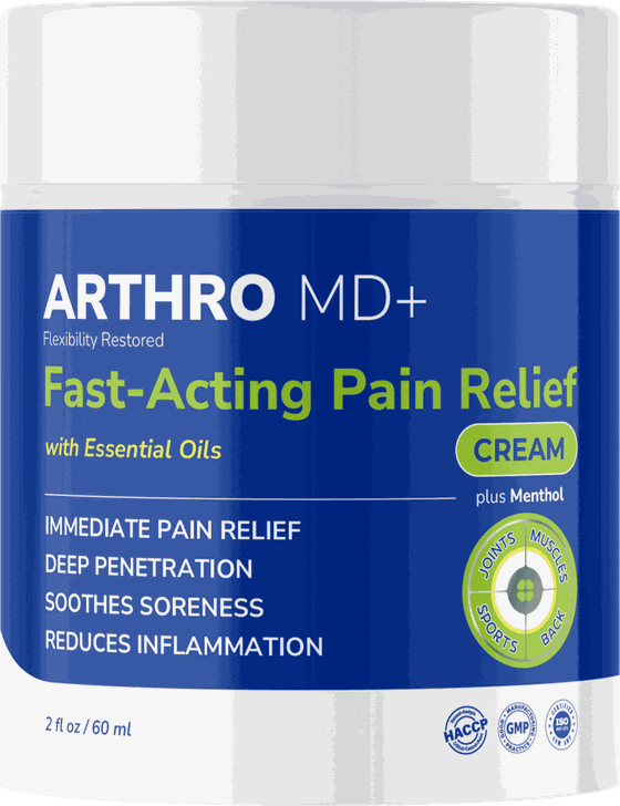 Arthro MD+ Fast-Acting Pain Relief Cream – Tiegel mit 60 ml Creme
